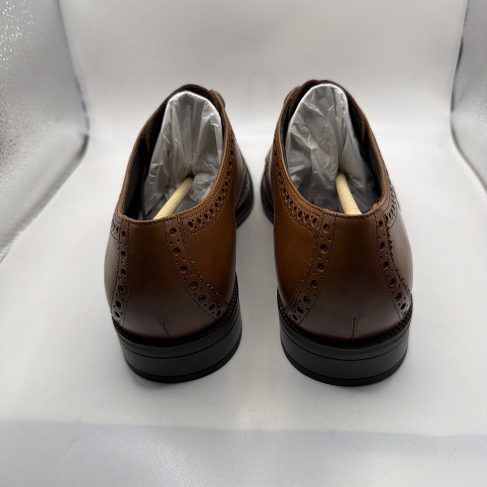 COLE HAAN Mens Dress Shoes 'Me Wing Oxford' Lace up C34598 Tan size 9 - Picture 5 of 15